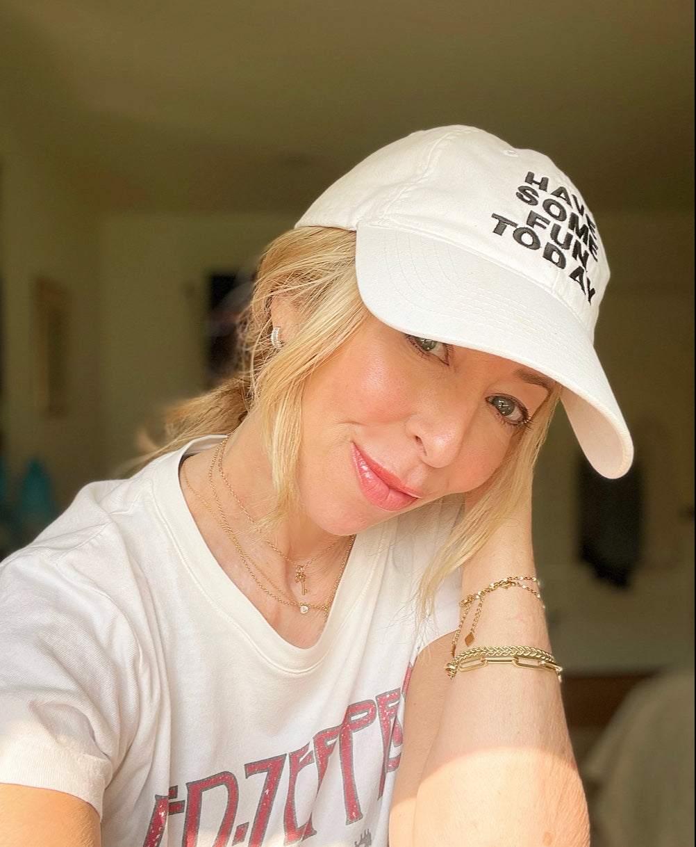 White Baseball Cap