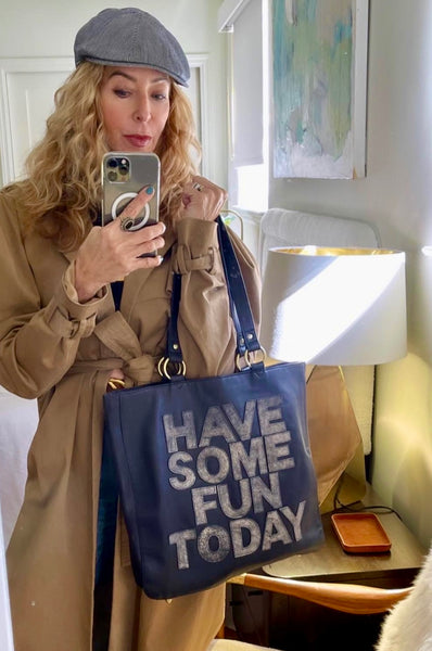 Die Josie-Tasche – Marineblau