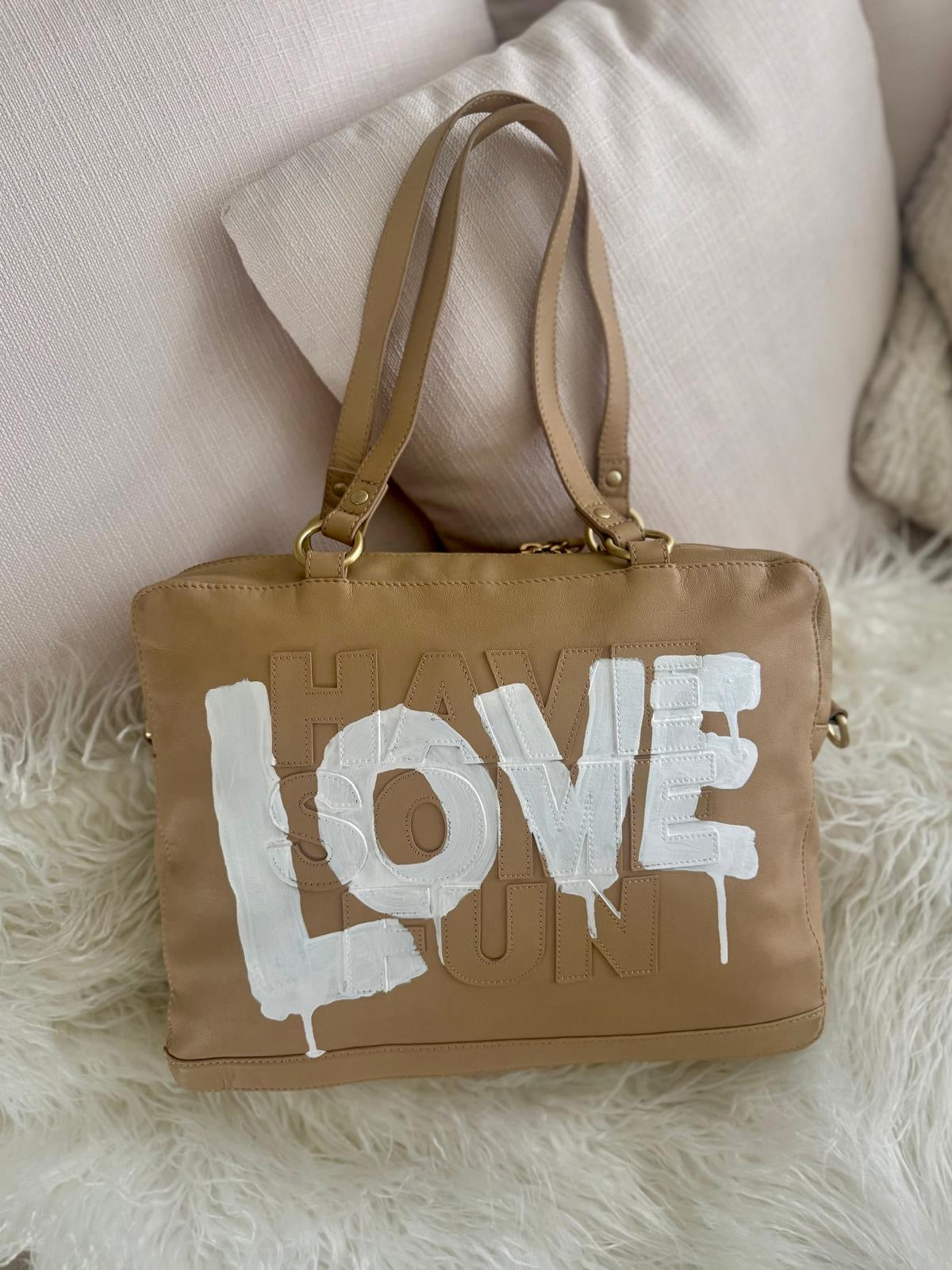 Drippy LOVE Elsie Bag by Stephanie Rado Taormina
