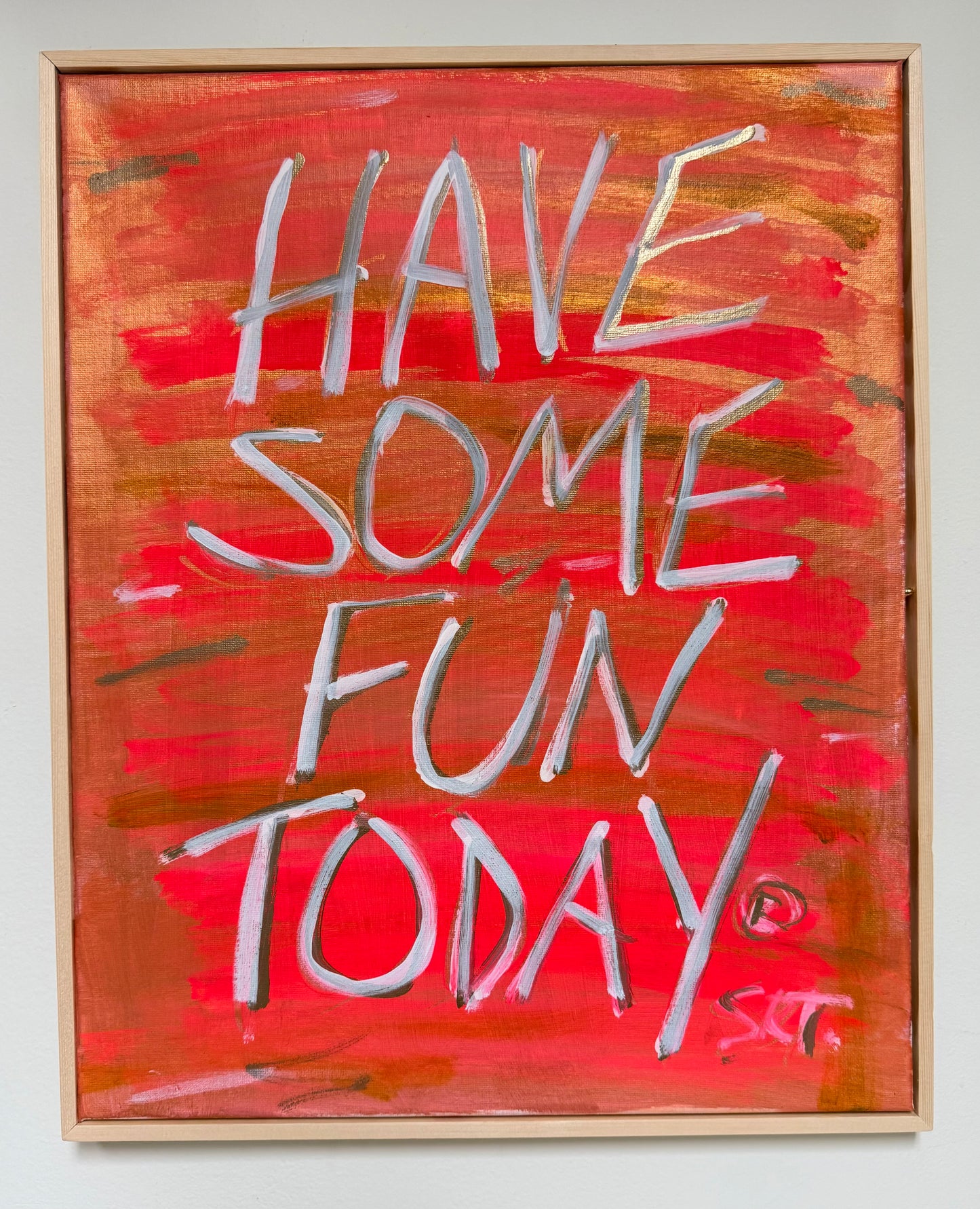 HSFT No. 7 — Untitled (Hot Pink & White), 2026