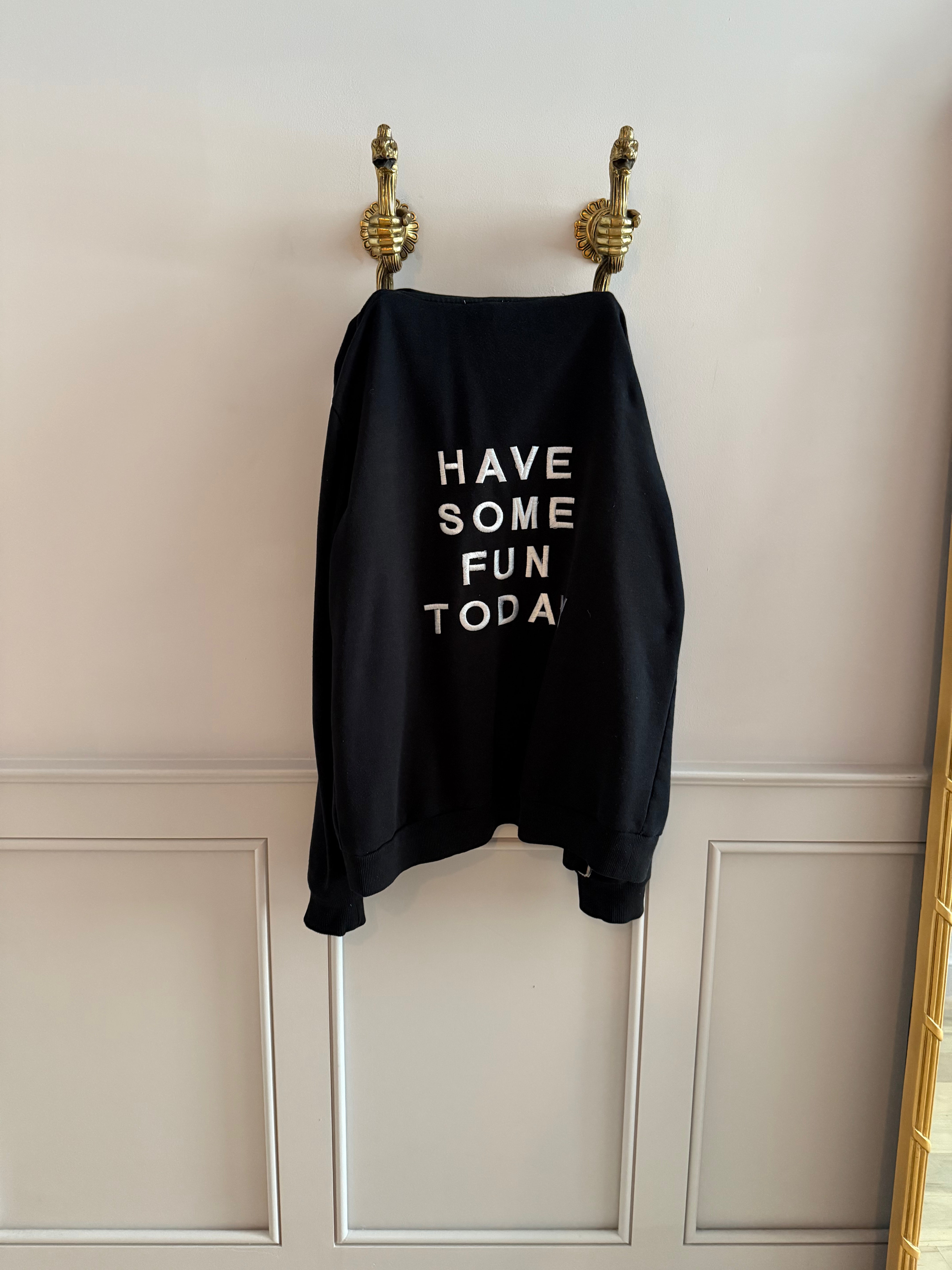 The Embroidered Hoodie with Crown Logo