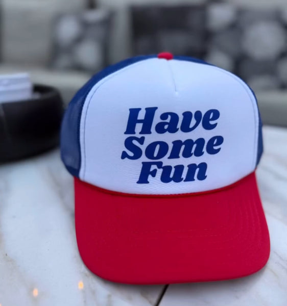 Red White & Blue Trucker Hat