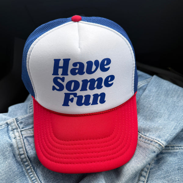 Red White & Blue Trucker Hat