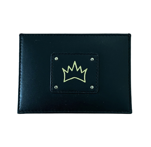 Crown Logo Card Case - Black