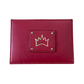 Crown Logo Card Case - Red