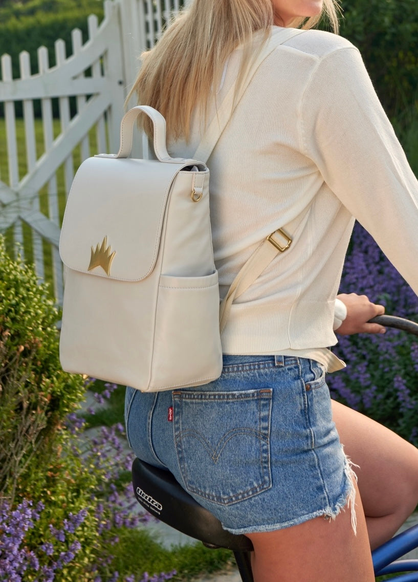 Crown Logo Backpack - Baby Powder