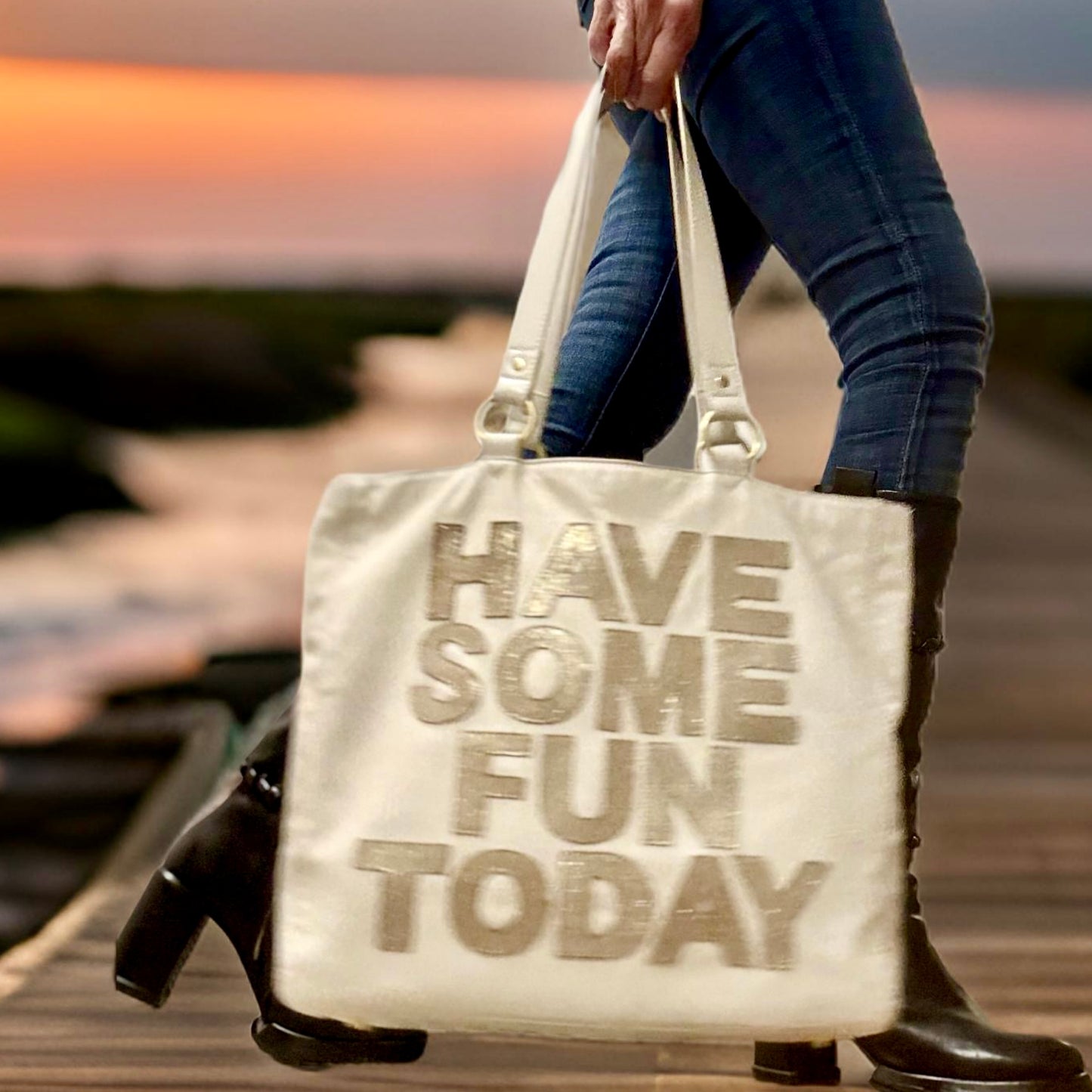 The Affirmation Art S1 Canvas Tote