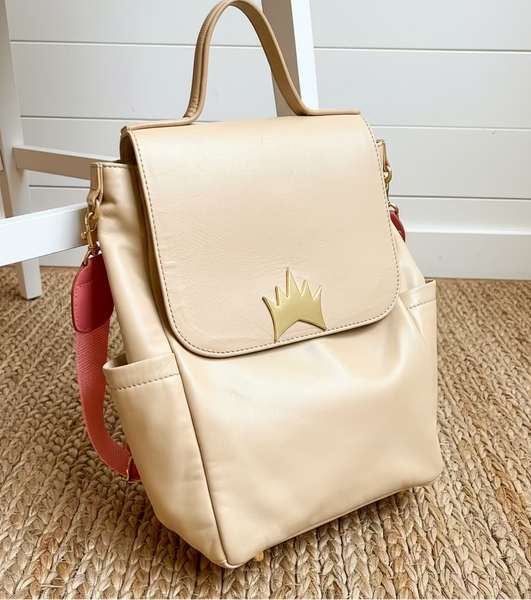 Crown Logo Backpack - Light Tan
