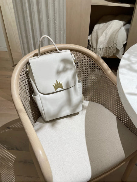 Crown Logo Backpack - Baby Powder