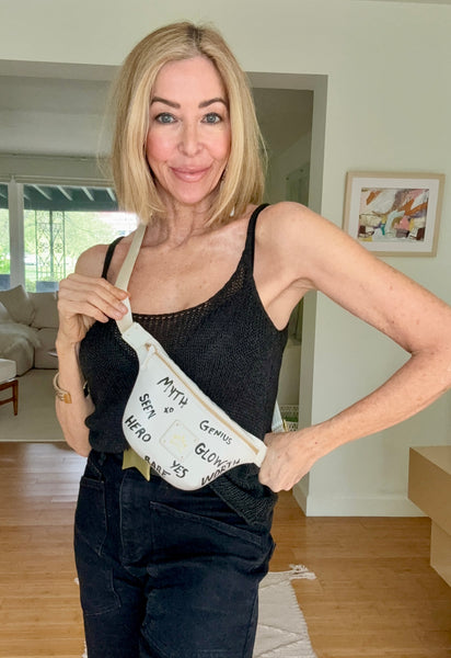 Hand-Painted Belt Bag — "Glow" Graffiti Edition | 1 of 1