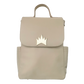 Crown Logo  Backpack - Light Tan