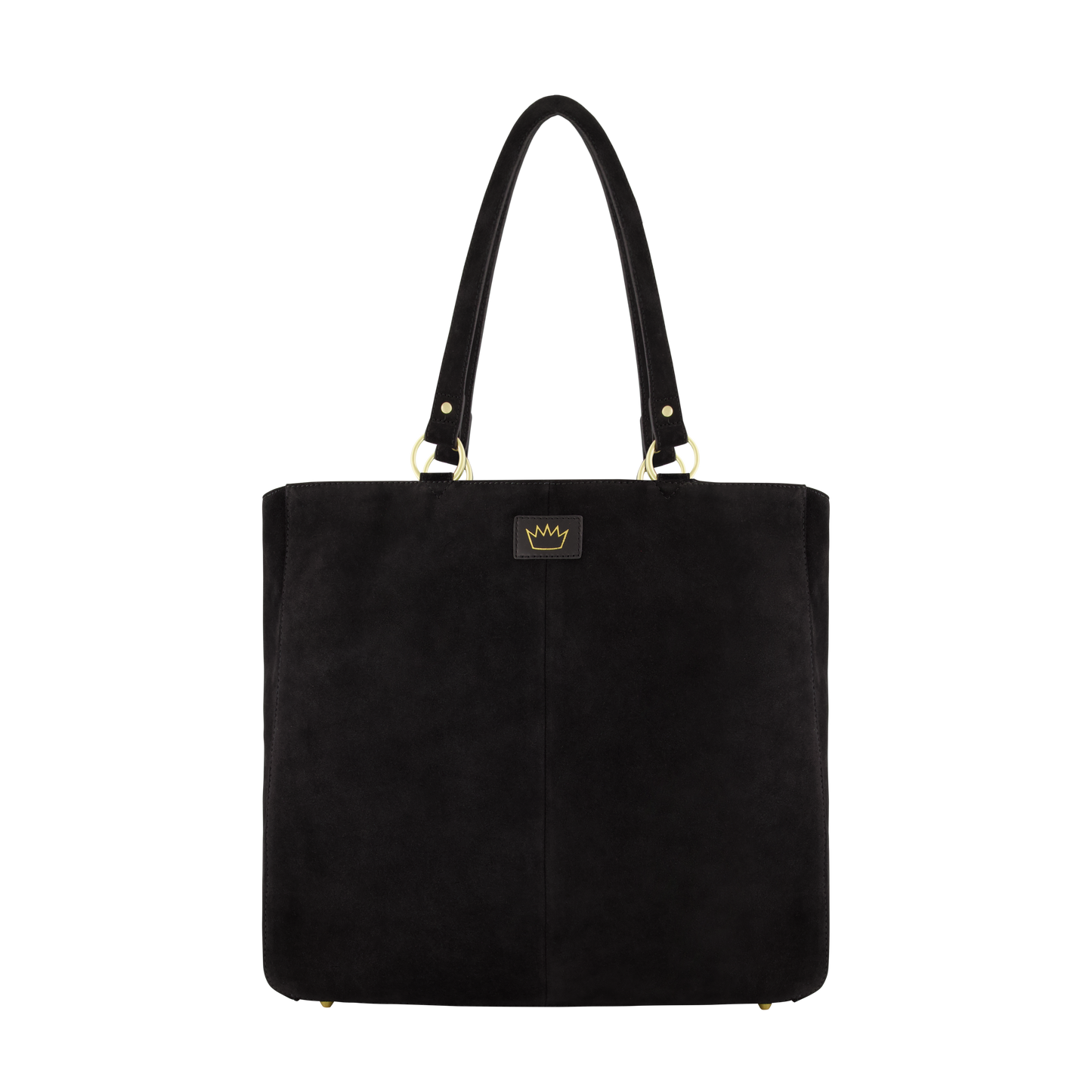 The Josie Bag - Black Suede