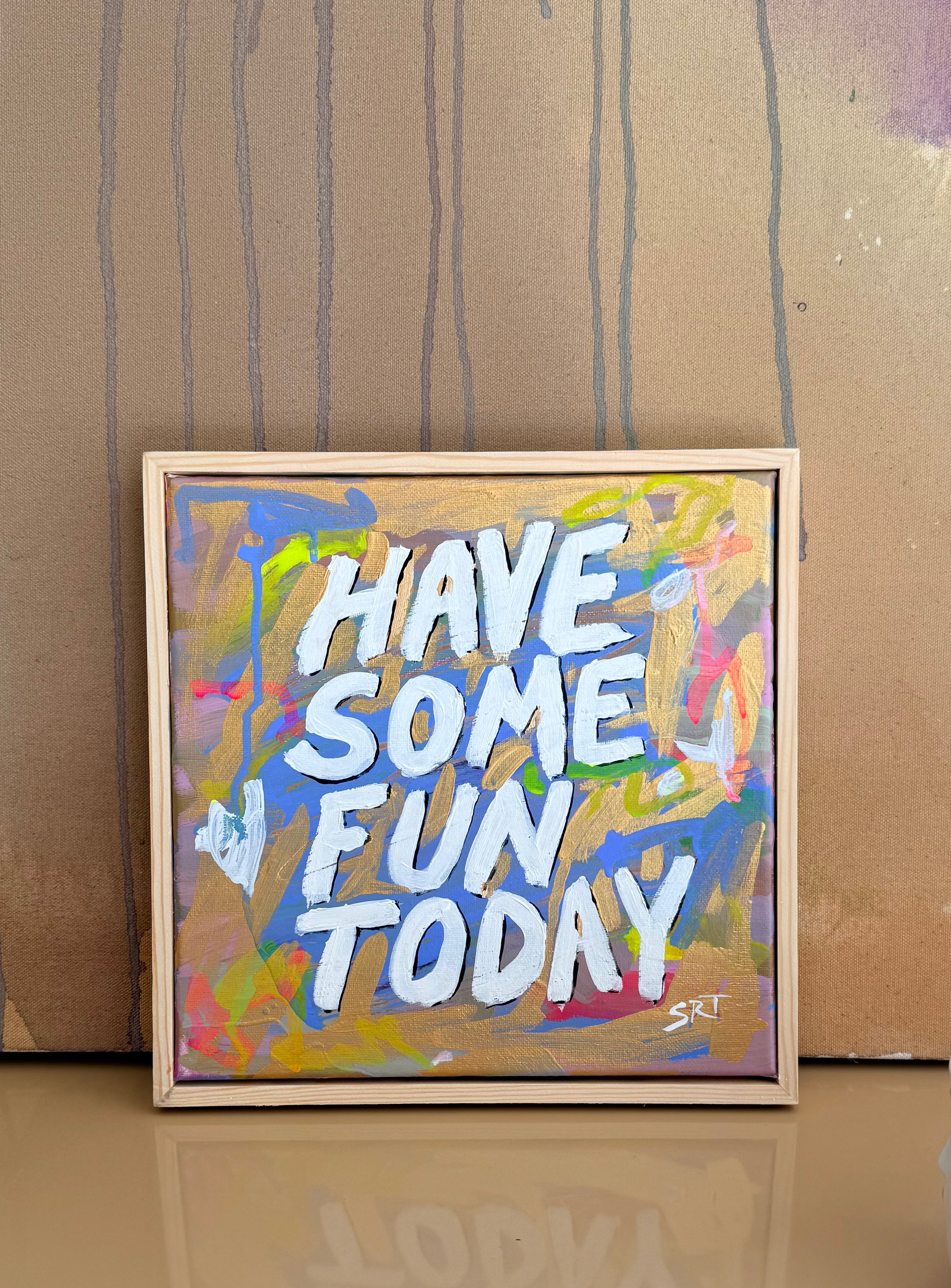 HSFT No. 16  — Untitled (Multi, Blue, Gold, Yellow), 2026