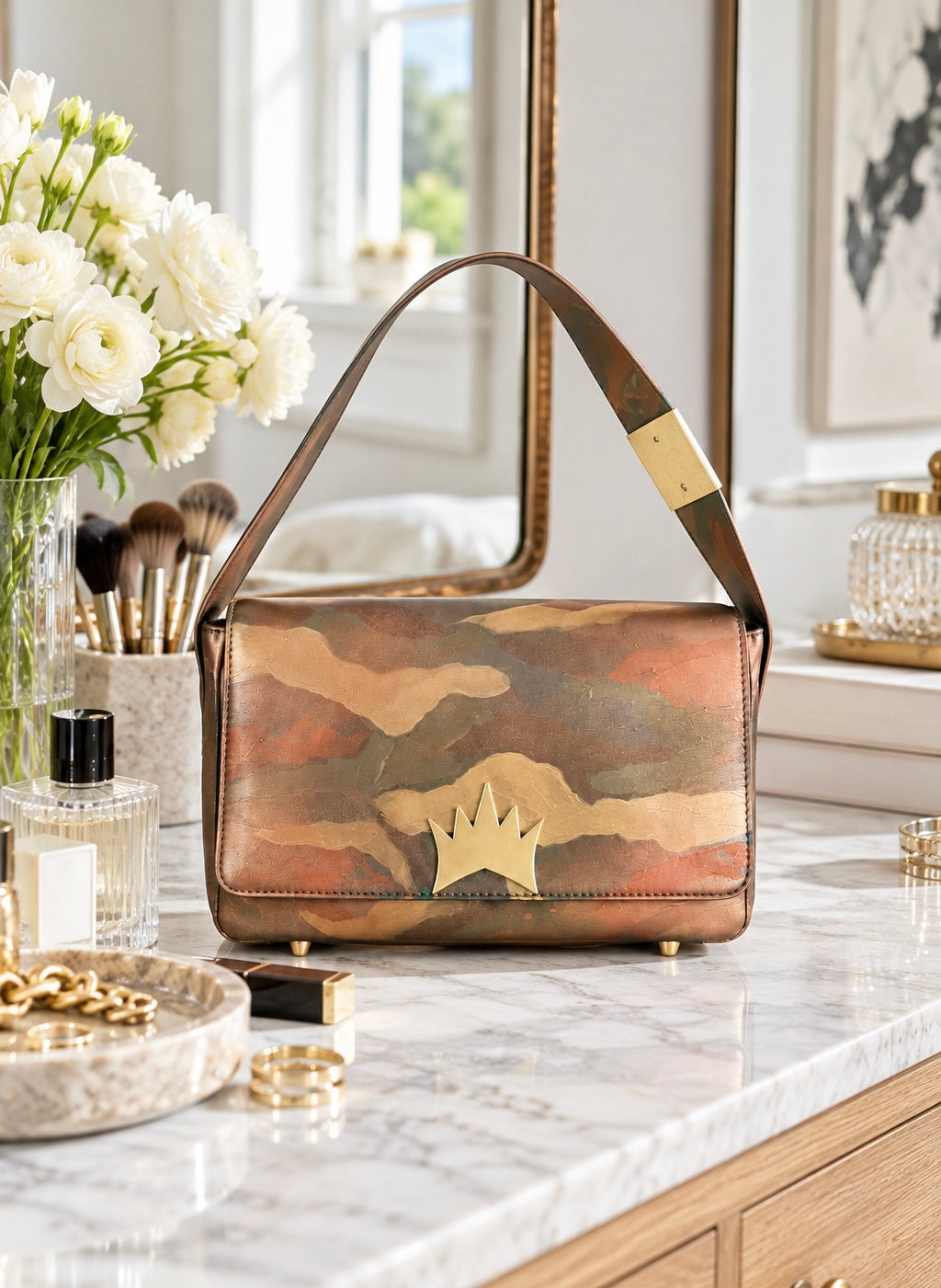 El bolso Allegra - Abeto