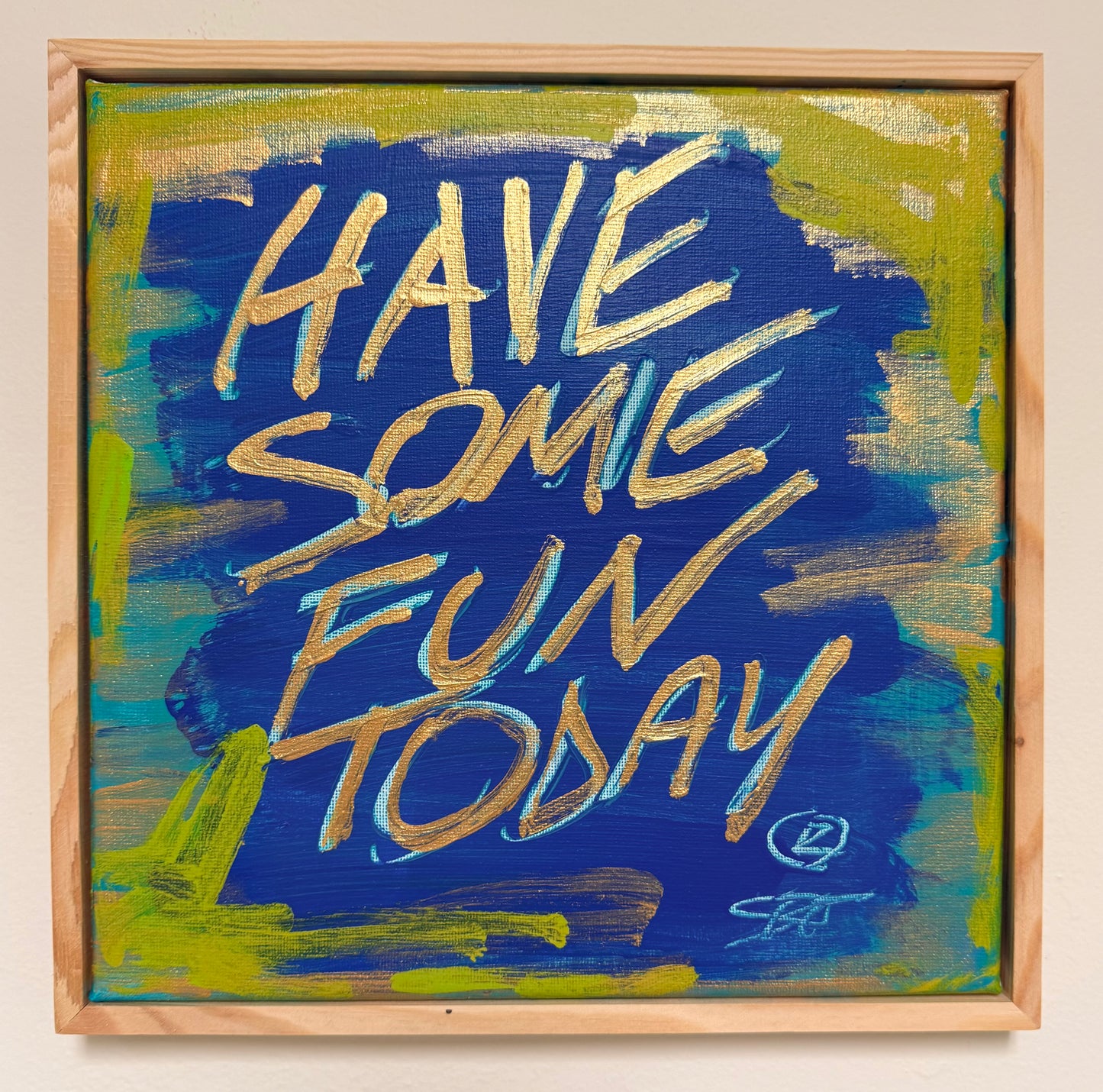 HSFT No. 3  — Untitled (Blue & Lime), 2026