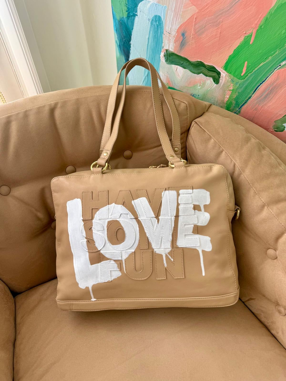 Drippy LOVE Elsie Bag by Stephanie Rado Taormina