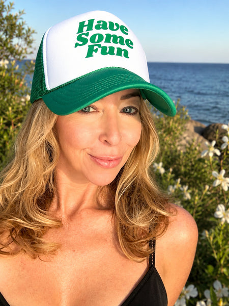 Kelly Green 70's Trucker Hat