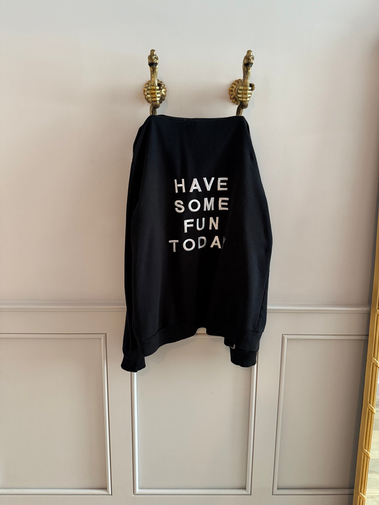 The Embroidered Hoodie with Crown Logo