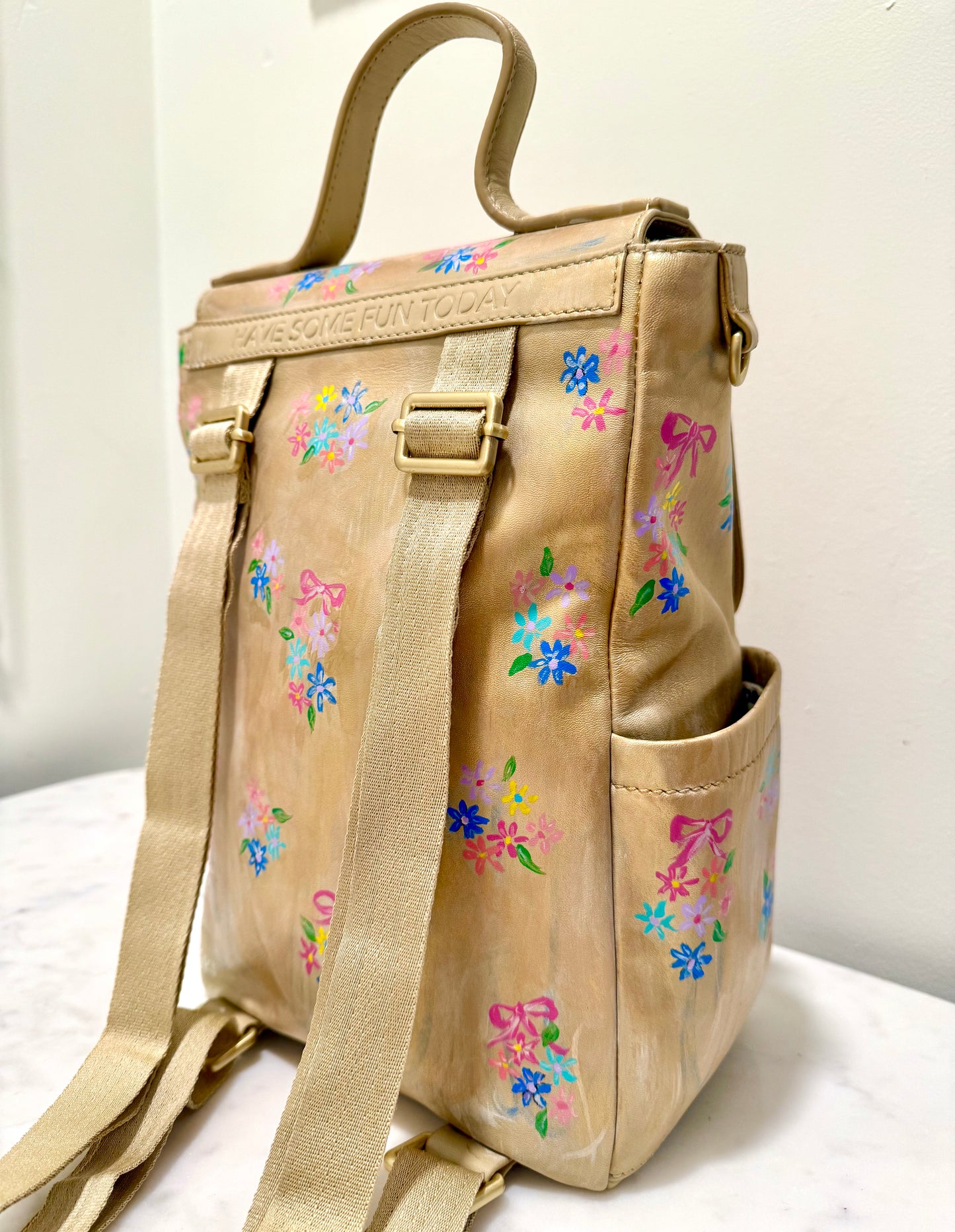 "Springtime Bouquet" Backpack