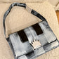 "Black Swatch Plaid " Allegra Bag