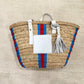 "Red & Blue Stripe" St Barth's Tote