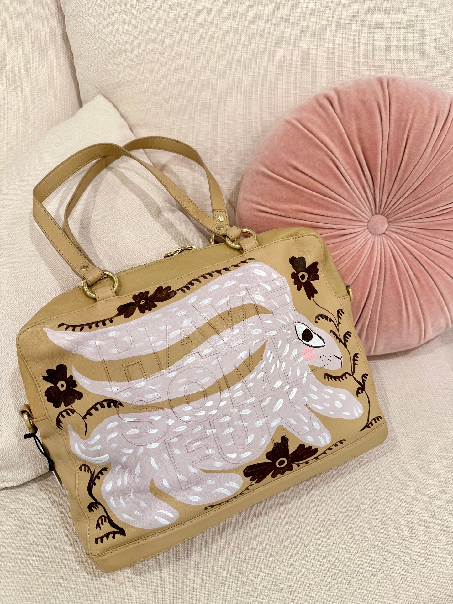 "Pink Bunny" Elsie Bag