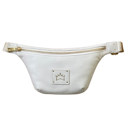 Crown Logo Belt Bag - Baby Powder