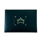 Crown Logo Card Case - Black