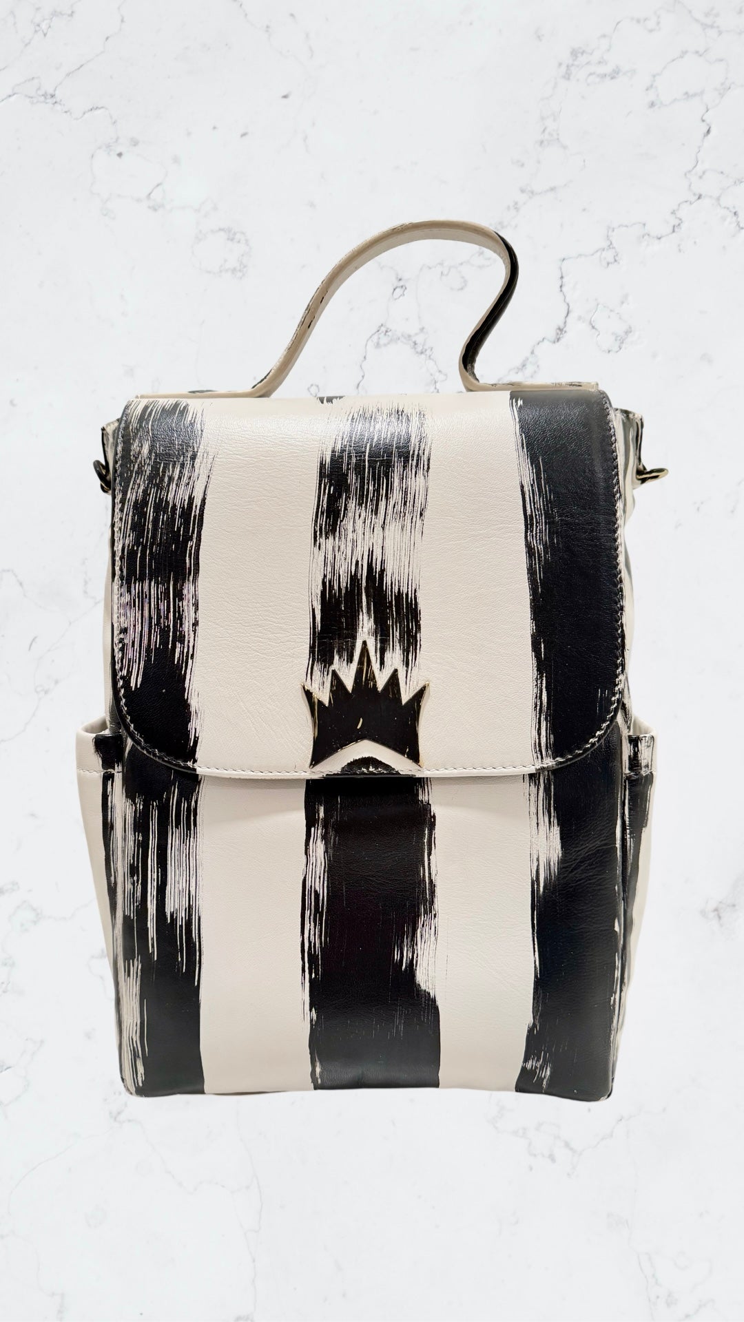 "Stripes" Crown Logo Backpack