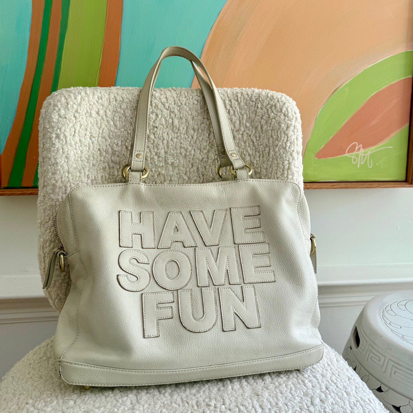 The Elsie Bag - Baby Powder – HSFT The Elsie Bag - Baby Powder – HSFT