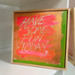 HSFT No. 2 — Untitled (Pink & Green), 2026