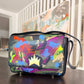 Hand-Painted Allegra Bag — "Electric" Abstract Edition | 1 of 1