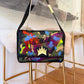 Hand-Painted Allegra Bag — "Electric" Abstract Edition | 1 of 1