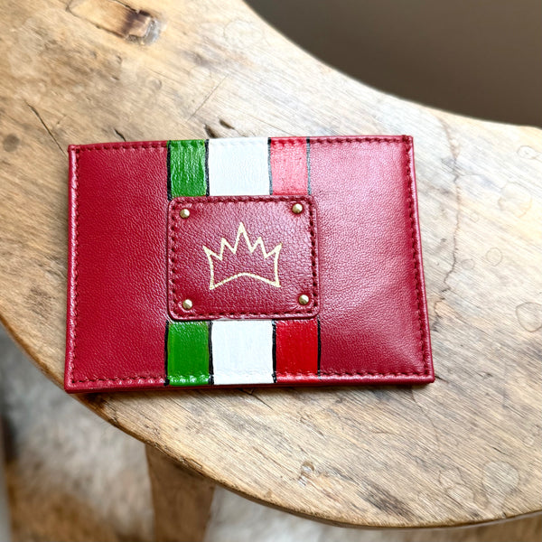 Italian Flag Card Case
