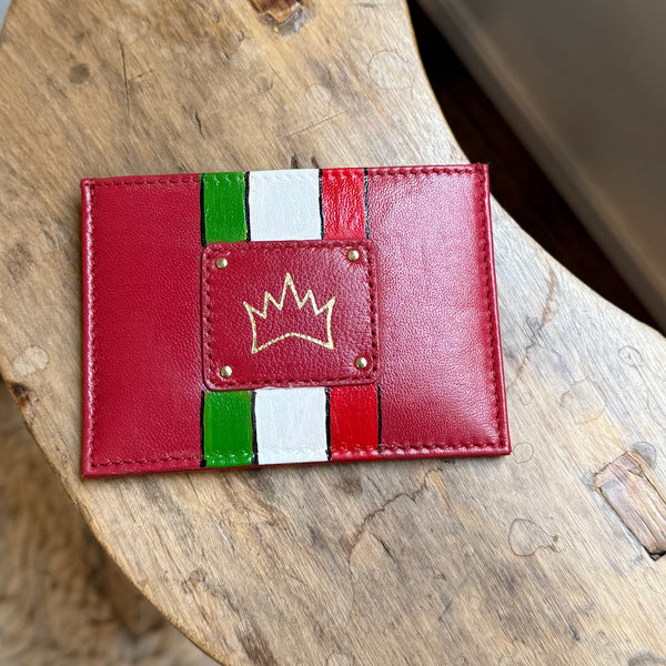 Italian Flag Card Case