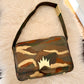 "One Collection" Camo Hand-painted Allegra Bag by Stephanie Rado Taormina