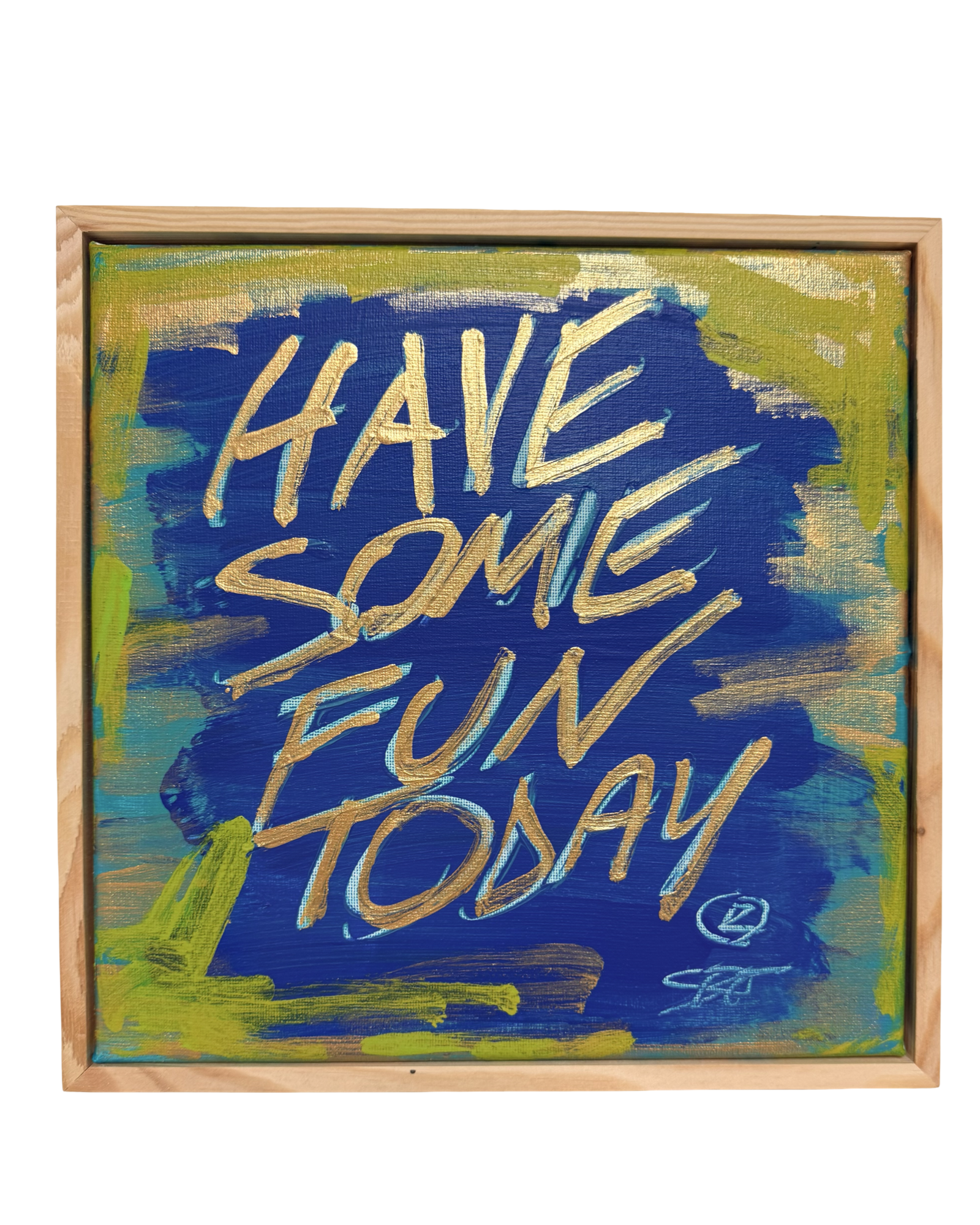 HSFT No. 3  — Untitled (Blue & Lime), 2026