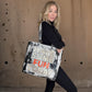 "Black & Orange" Josie Bag