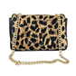 Black & Gold Metallic Cheetah Bag - hand painted by Stephanie Rado Taormina