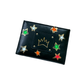 "One Collection" Handpainted  Card Case with Gold Metallic Stars  By Stephanie Rado Taormina
