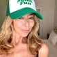 Kelly Green 70's Trucker Hat