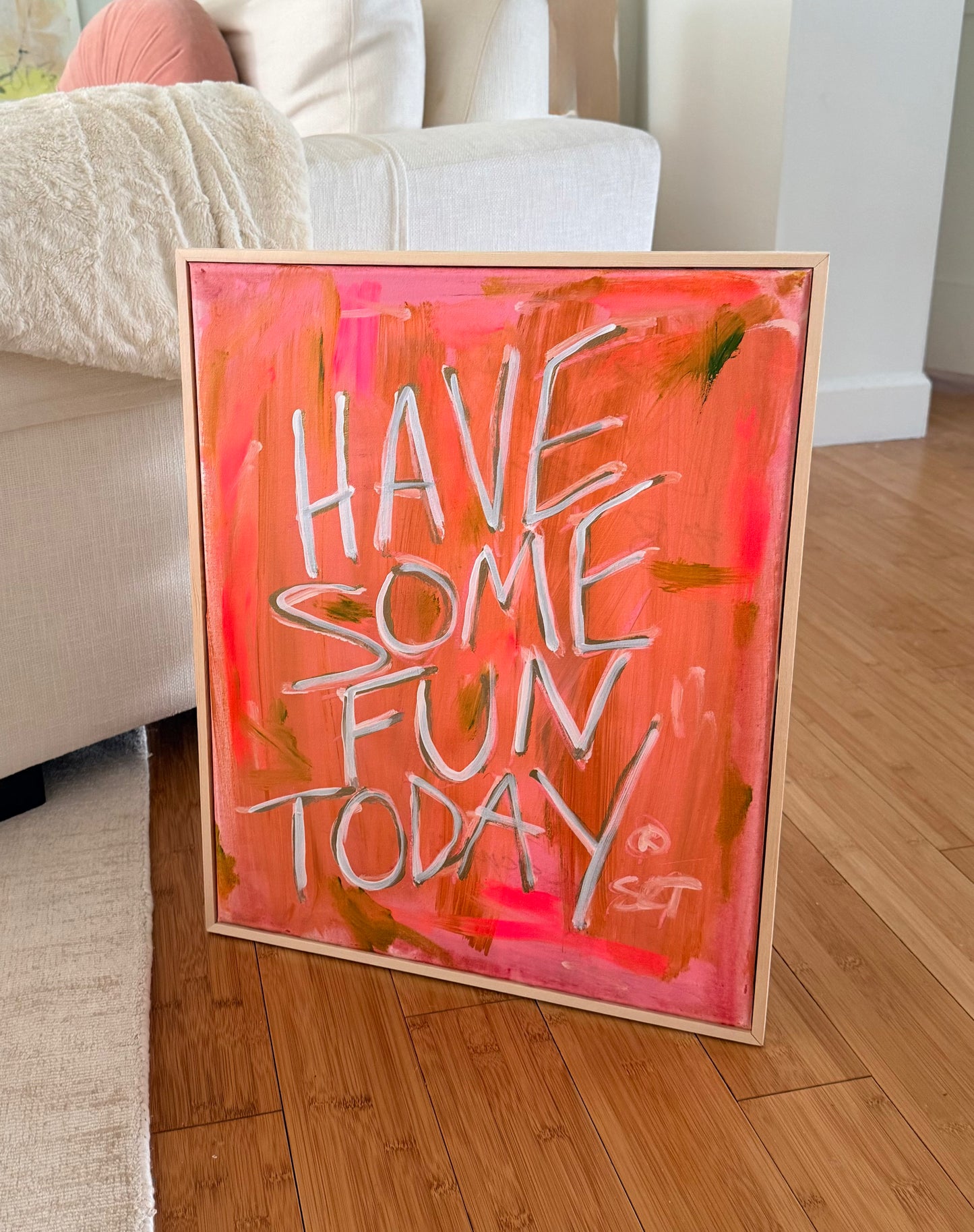 HSFT No. 7 — Untitled (Hot Pink & White), 2026