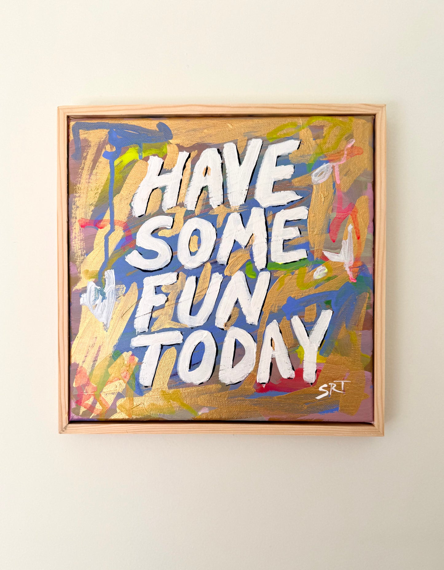 HSFT No. 16  — Untitled (Multi, Blue, Gold, Yellow), 2026