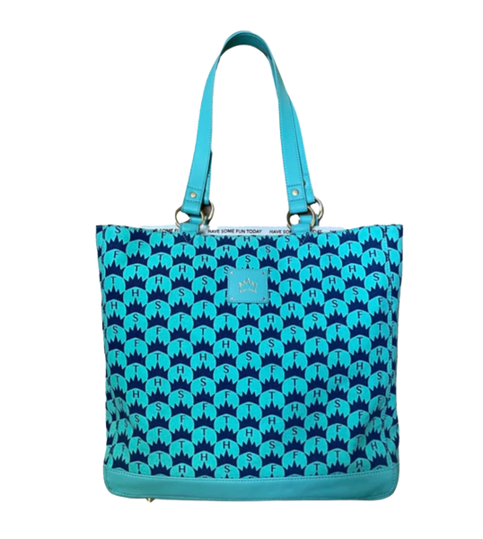 Crown Print Elaine Tote - Perri