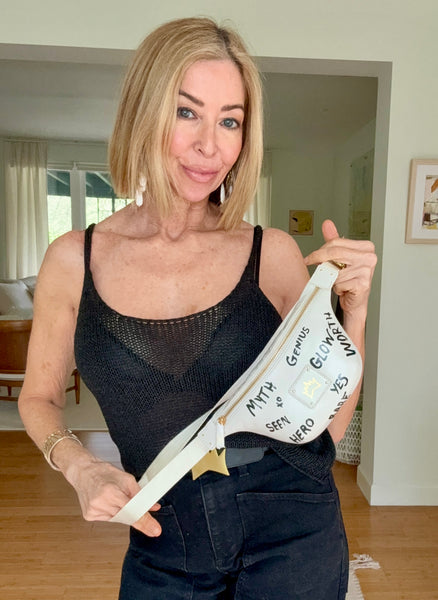 Hand-Painted Belt Bag — "Glow" Graffiti Edition | 1 of 1