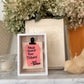 "Have Some Fun Today" Signature Shadowbox — Original Hand-Painted Canvas in White Oak & Linen | The Joe Rado Series