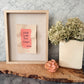 "Have Some Fun Today" Signature Shadowbox — Original Hand-Painted Canvas in White Oak & Linen | The Joe Rado Series