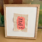 "Have Some Fun Today" Mini Framed Canvas — Original Hand-Painted on Linen | The Joe Rado Series