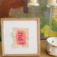 "Have Some Fun Today" Mini Framed Canvas — Original Hand-Painted on Linen | The Joe Rado Series