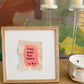"Have Some Fun Today" Mini Framed Canvas — Original Hand-Painted on Linen | The Joe Rado Series